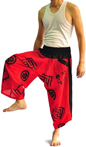 Siam TrendyMen's Japanese Style Pants One Size White Japanese Design