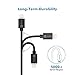 iClever 6ft iPhone Charger Cable, Apple MFi Certified Lightning to USB Cable with 8-Pin Ultra Compact Connector Head for iPhone X/ 8/8 Plus/ 7/6/ 6s Plus/ 5s, iPad Air/Mini/Pro, Black