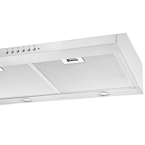 Ancona UC64NL 30” 420 CFM Ducted Range Hood Auto NightLight Stainless Steel