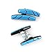 WTSHOP 4Pair V Bike Brake Pads with Hex Nuts and Spacers,Road Mountain Bicycle V-Brake Blocks Shoes （Blue）thumb 2
