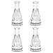 Lewondr Glass Diffuser Bottles, 4PCS 5.7
