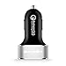 Quick Charge Car Charger, BlitzWolf 30W Qualcomm QC 2.0 Dual USB Car Charger for Samsung Galaxy S5 S6 Edge Edge+, Note 5 4 Edge, Nexus 6, HTC M9, Xperia Z3 / Z2, Moto X (Silver)