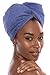 Texere Women's Bamboo Viscose Hair Towel (Tya, Kashmir Blue, U)