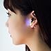 Glowing Diamond Stainless Steel LED Earrings For Party Club Disco Rave Bright Stylish Fashion(1 Pair) -Kailian-Colorful Light