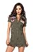 Leg Avenue Women's Top Gun Flight Zipper Front Dress Costume