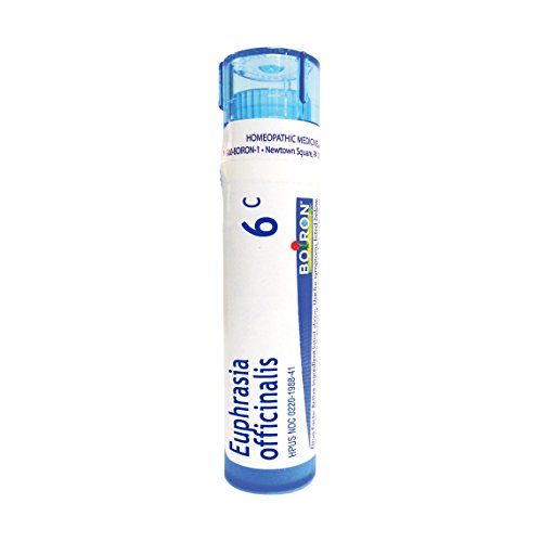 Boiron Euphrasia Officinalis 6C, 80 Pellets, Homeopathic Medicine for Eye Discharge Boiron Euphrasia Officinalis 6C, 80 Pellets, Homeopathic Medicine for Eye Discharge