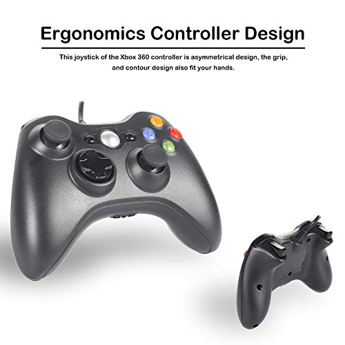image for Xbox 360 Controller PC Wired Game Console Sefitopher for Microsoft Xbo