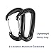 SONGMICS Hammock Straps Set of 2 Hammock Tree Straps with Aluminum Carabiners 2200lbs Breaking Strength, No Stretch, 32 Loops UGDC300