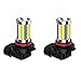 Extremely Bright 9045 9040 9140 H10 9145 LED Bulb, 6000K Pure White LED Fog Light Bulbs for DRL or Fog Lights,33 SMD (Pack of 2)