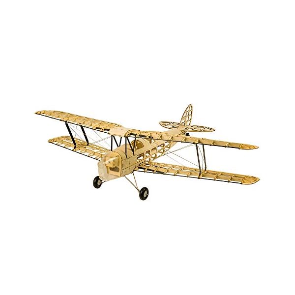 Mobiliarbus Holz Flyer Modell Bausatz S1901 Balsaholz RC Flugzeug Tiger Moth Fernbedienung Doppeldecker Zerlegt KIT…