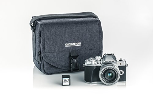 Olympus-OM-D-E-M10-Mark-III-Mark-3-Mirrorless-Digital-Camera-with-14-42mm-EZ-Lens-MZuiko-Digital-ED-40-150mm-f40-56-R-Lens-Silver-80GB-Memory-Cards-Olympus-Camera-Case-Spare-Battery