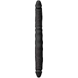 Colours - Double Pleasures - 12 Inch Silicone Double Dong (Black)