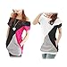 Allegra K Women Boat Neck Short Sleeve Color Block Tee Shirts