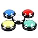 Jiu Man EG STARTS 5x New 100mm Big Dome Shaped 12V LED Illuminated Push Buttons Switch For Arcade Machine Games Parts Pop'n Music Convertible Each Color Of 1 Pieces
