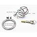 YiFeng Stainless Steel Male Chastity Cage Device Belt Restraint Men Bondage Fetish ZCS119 (50mm Ring)