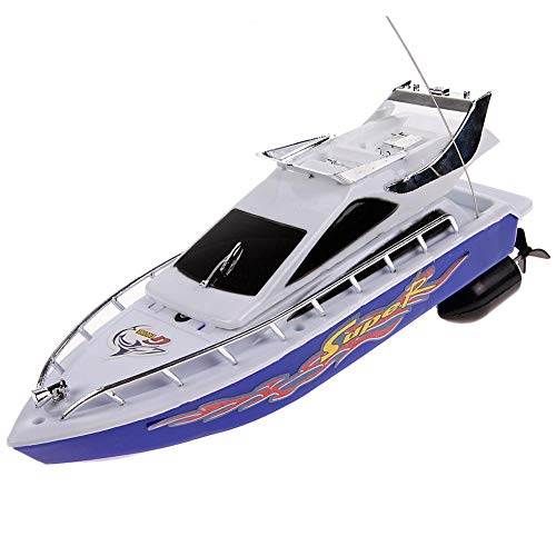 Kids Boat Toys Remote Control RC Super Mini Speed Boat High Performance Boat Toy 1 Piece - Color Random Delivery