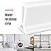 Collapsible Threshold Water Dam - Self-Adhesive Bendable Silicone Bath Shower Barrier Retainer - Waterproof Water Flow Block Seal Strip - Home Water Retention System Bathroom Kitchen (19.68inch)