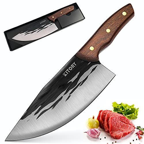 Wide Chef Knife, Kitory Hand multi purpose cleaver boning