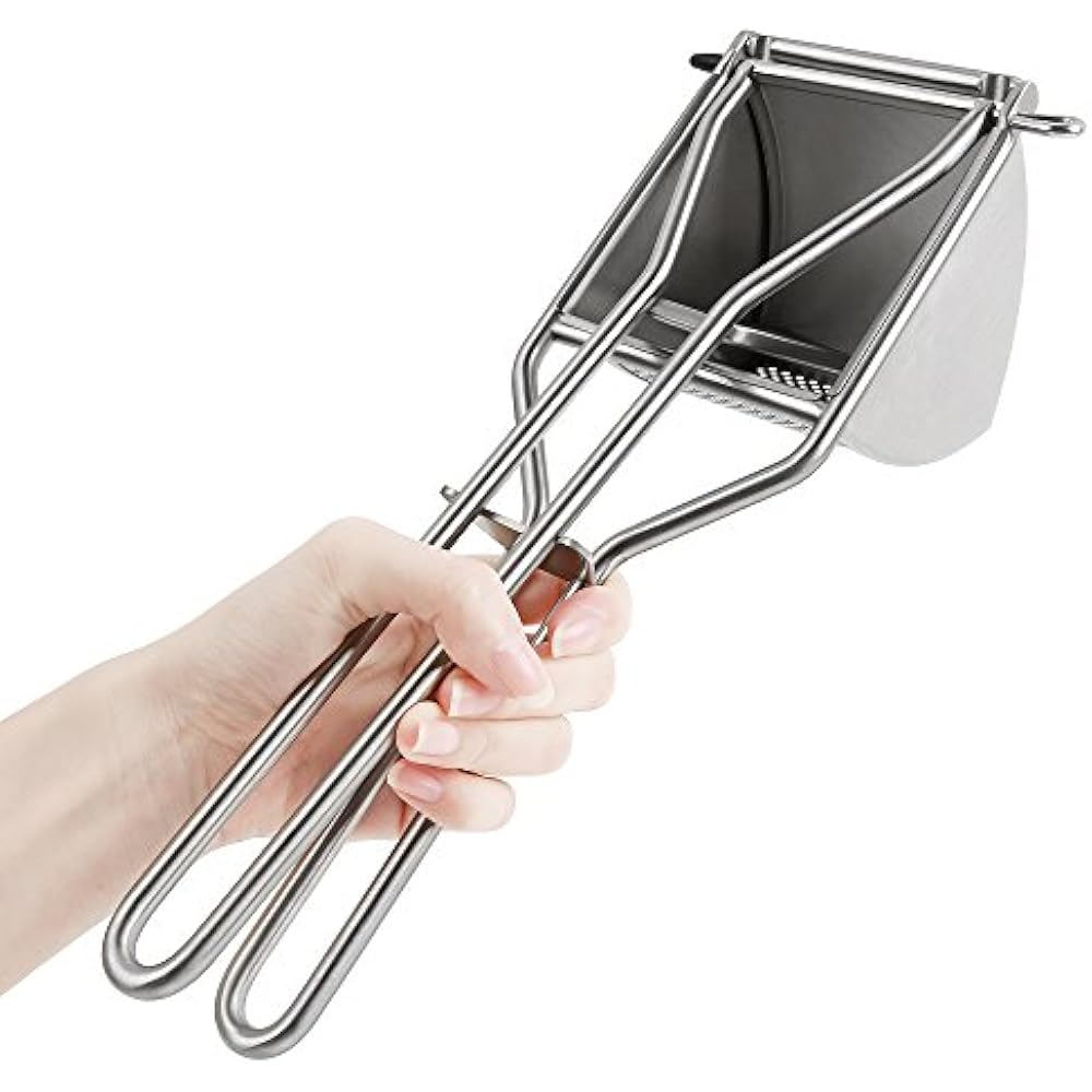 Stainless Steel Potato Ricer Masher Squeezer Baby Food Strainer Press