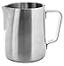 Ozeri Deluxe Milk Frother and 12 oz Frothing Pitcher in Stainless Steel, with Extra Whisk Attachment