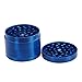 DCOU Zinc Alloy Tobacco Grinder / Herb Grinder / Weed Grinder with Magnetic Lid, Sifter and Pollen Scraper, 4-Piece, 2.14