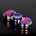 EVERMARKET EDC Hand Spinner Fidget Killing Time Toys Time Killer for Children and Adults Best Stress Anxiety and Boredom Relieves-Rainbow Color