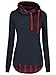 WAJAT Women's Plaid Checkered Slim Fit Hoodie Tops Sweatshirts