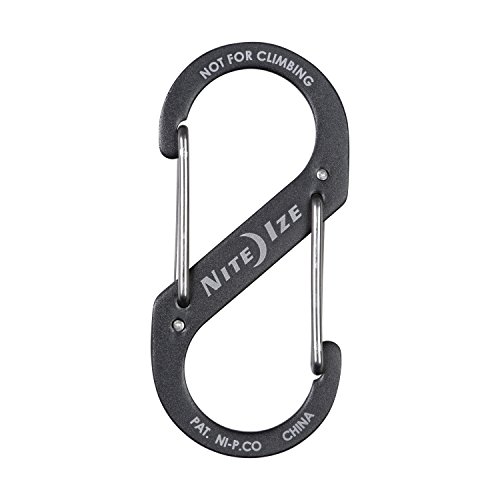 Nite Ize Size-3 S-Biner Dual Carabiner, Aluminum, Charcoal Grey - Thumbnail 4