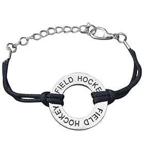 Infinity Collection Field Hockey Bracelet, Field Hockey Jewelry, Field Hockey Gifts, Field Hockey Charm Bangle Bracelet…