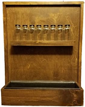 Shop Living Walls SLW-WM19SR-W Wall Plant Holder Spice Rack, Walnut