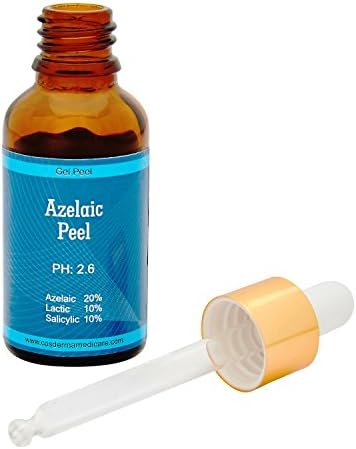 Azelic Acid 20% Salicylic Acid 10% Lactic acid 10% Facial Acne Peel Tripple action Acne prone skin clearing Facial Peel with BHA