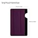 Sinjimoru Cell Phone Grip with Card Holder, Slim Wallet with Elastic Strap. Sinji Pouch Band Purple