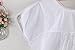 AsherFashion Colorful Flowers Embroidered Peasant Tops Mexican Blouse US 0-6