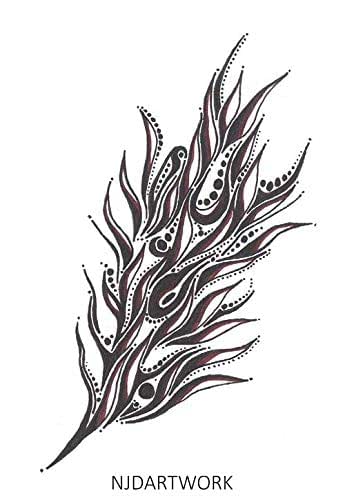 Amazon.com: Feather - Pen Drawing - 6.5 In. by 5 In. : Handmade Products