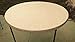 Econotex Fitted Round Elastic Edge Gold Mosaic Vinyl Tablecloth Table Cover fits 36