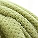 Simple&Opulence Flannel Fleece Velvet Plush Throw Blanket, 50x60 Inch, Lightweight Winter Warm Ultra Soft All Season Comfy for Bed/Couch/Sofa-Green
