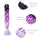 6Pcs/Lot 24inch Jumbo Braids Salon Crochet Ombre Twist Braiding Hair Extensions High Temperature Synthetic Fiber Hair for 100g/pc (M56#)