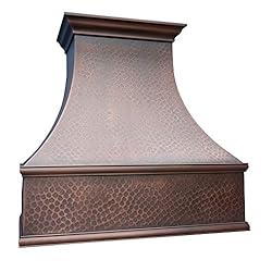 SINDA 36 in Custom Copper Range Hood Wall
