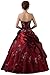 DLFashion Strapless A-line Embroidered Taffeta Prom Dress