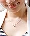 EVER FAITH 925 Sterling Silver 7MM Round Cubic Zirconia Bezel Setting Solitaire Pendant Necklace Clear