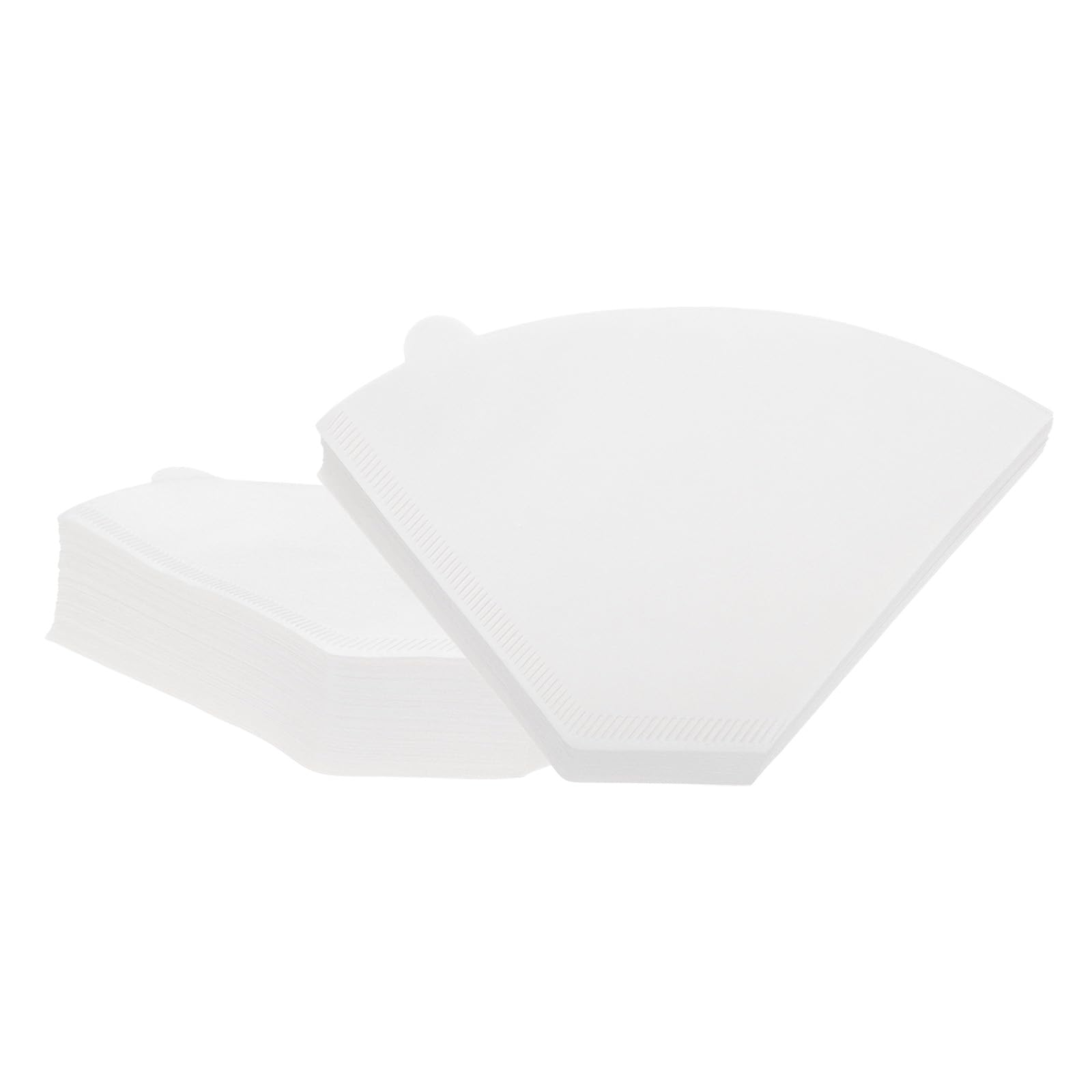 uxcell 200 Count 4 Cone Coffee Filters, Size 103 Disposable Paper Percolator Coffee Filters Natural Unbleached Wood Fiber,Suitable for Pour Over Coffee Filter Drip Coffee Maker White