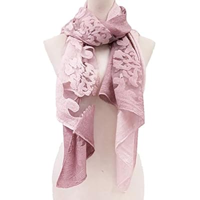 Alirina Burnout Lace Design Shawl, Beach wrap, Silk Scarf, Solid Plain Color or 2 Tone Color Alirina Burnout Lace Design Shawl, Beach wrap, Silk Scarf, Solid Plain Color or 2 Tone Color