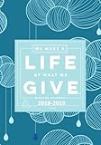 2018-2019 Planer: Blue Quote Monthly & Weekly Schedule Diary | Get Things Done At A Glance | Organizer Calendar August 2018 To July 2019 | 7