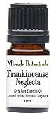 Miracle Botanicals Wildcrafted Frankincense Essential Oil - 100% Pure Boswellia Neglecta - 5, 10 or 30ml sizes - Therapeutic Grade - Kenya - 5ml