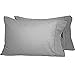 Bare Home Microfiber Pillow Cases - King Size Set of 2 - Cooling Pillowcases - Double Brushed - Light Grey Pillowcases 2 Pack - Easy Care (King Pillowcase Set of 2, Light Grey)