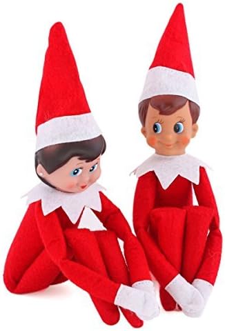 Elf on The Shelf Plush Dolls, One Set (Boy and Girl)
