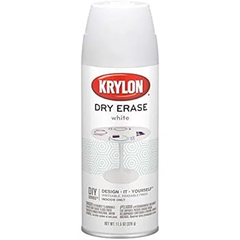 spray krylon paint chalkboard erase dry aerosol paints