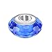 Boruo 925 Sterling Silver Czech Crystal Fascinating Facet Sapphire Glass Charms Beads Spacers September Birthstone Solid Core Charm Fit all Bracelets.