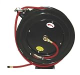 CYCLONE PNEUMATIC CP3690 Retracable Air Hose Reel, Blue