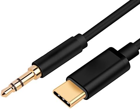 USB C to 3.5mm Car Aux Cable for Galaxy S8 Plus, Galaxy Note 8, Moto Z, MacBook, Nintendo Switch, LG G5 V20, HTC 10 Premium Auxiliary Audio Cord Accessories